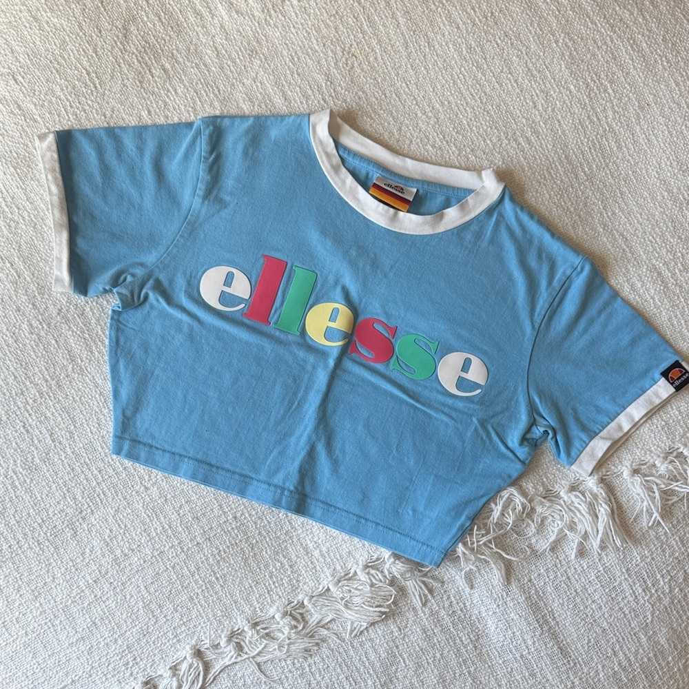 Ellesse Light Blue Logo Tee